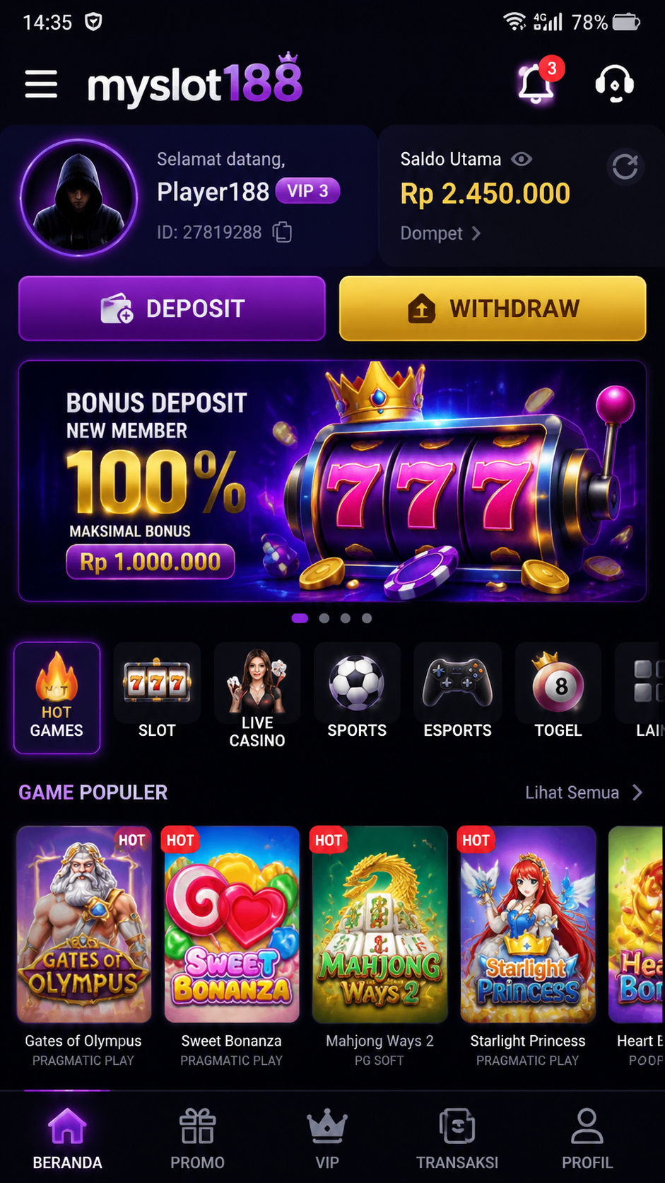 Screenshot 3 myslot188